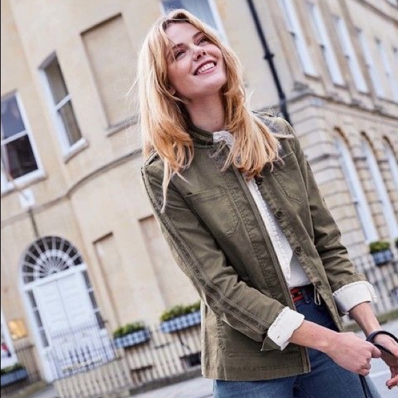 Boden Olive Beaded Military Cargo 